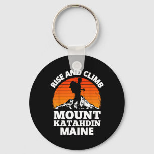 Llavero Subir y ascender el monte Katahdin Maine subida al