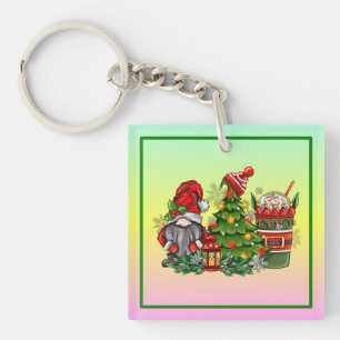 Llavero Sublimación del genoma de los navidades-64340