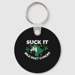 Llavero Suck It Bile Duct Cancer Cita Inspiradora Unico