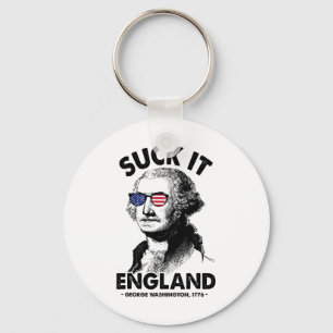 Llavero Suck It England Funny 4 De Julio George Washingto