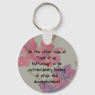 Llavero Suck It Up, Buttercup Cuote Keychain