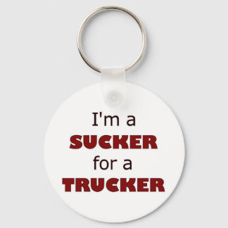 Llavero Sucker For A Trucker Keychain