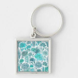 Llavero Suculento jardín