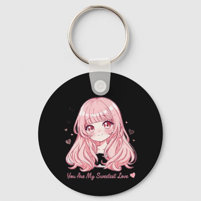 Llavero Sudadera Anime Valentín Lindo (Anverso)