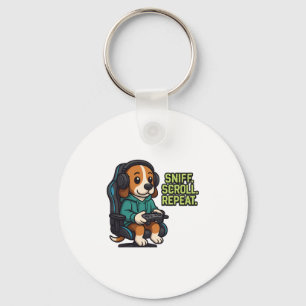 Llavero Sudadera con capucha de dibujos animados de Beagle