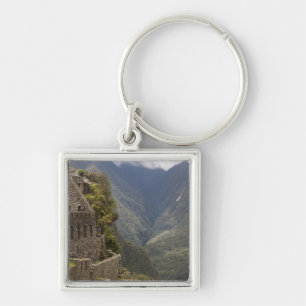 Llavero Sudamérica, Perú, Machu Picchu. Ruinas de piedra