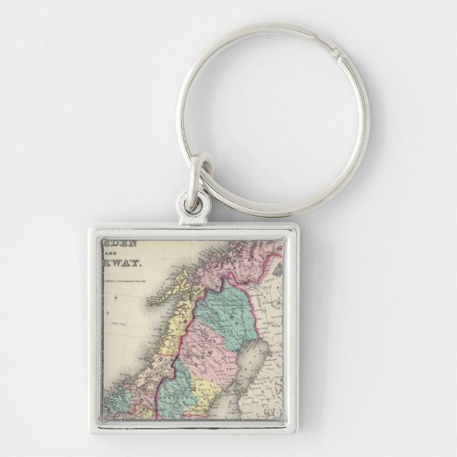 Llavero Suecia Y Noruega (Frente)