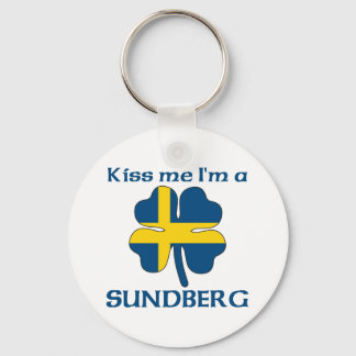 Llavero Sueco personalizado de besarme soy Sundberg