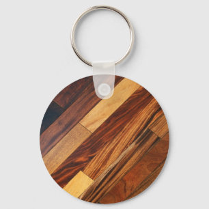 Llavero Suelo de madera falso diagonal