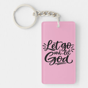 Llavero Suelta y deja que Dios