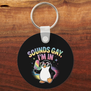Llavero Suena gay estoy en el diseño del mes del orgullo -