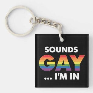 Llavero Suena Gay Estoy Orgulloso Arcoíris Orgullo LGBTQ