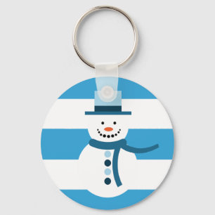 Llavero Sueño Con Un Hombre De Nieve Blanco