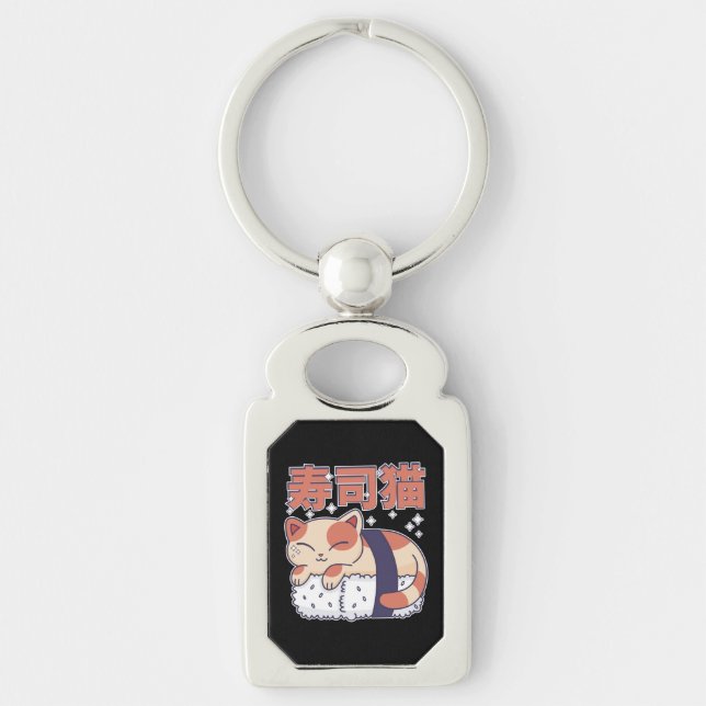 Llavero Sueño sushi gatito gatito de comida asiática amant (Anverso)