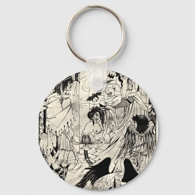 Llavero Sueños de Aubrey Beardsley (Anverso)