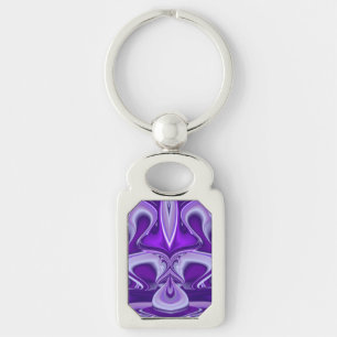 Llavero Sueños de flores moradas