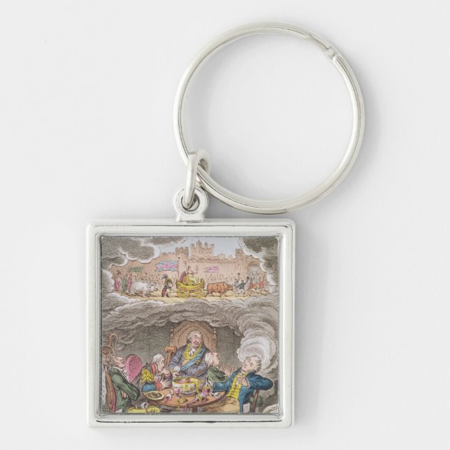 Llavero ¡Sueños deliciosos! ¡Castillos en el aire! (Frente)