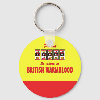 Llavero Suerte de poseer un diseño de caballo divertido de