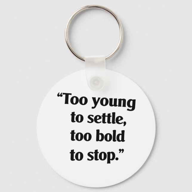 Llavero Suficiente audaz para seguir adelante (Anverso)