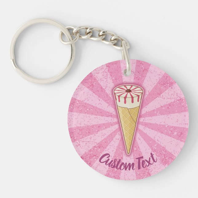 Llavero Sugar Cone Ice Cream Keychain (Frente)