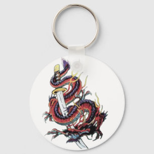 Llavero Sui Riu Dragon Katana japonés