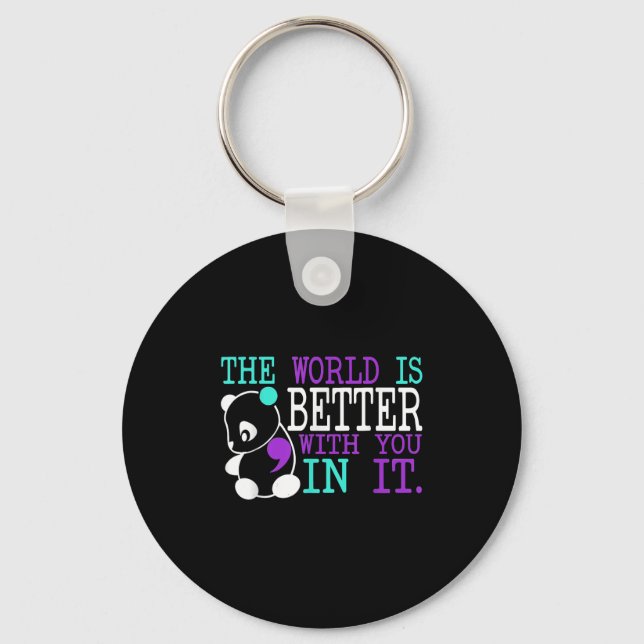 Llavero Suicide Awareness Suicide Prevention Suprt Survivo (Anverso)