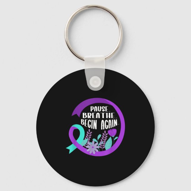 Llavero Suicide Awareness Suicide Prevention Suprt Survivo (Anverso)