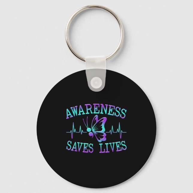 Llavero Suicide Awareness Suicide Prevention Suprt Survivo (Anverso)