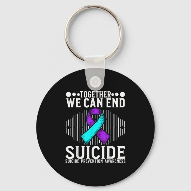 Llavero Suicide Awareness Suprt Suicide Prevention Awarene (Anverso)