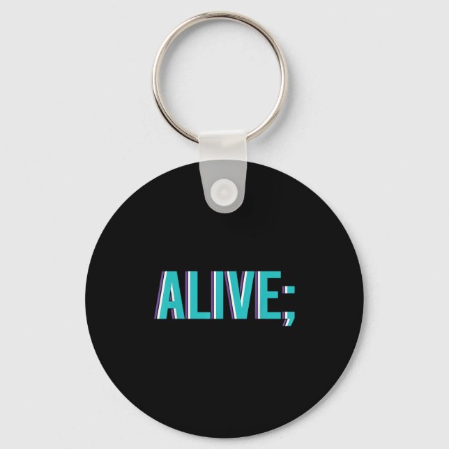 Llavero Suicide Prevention Alive _ I For Suprters  (Anverso)