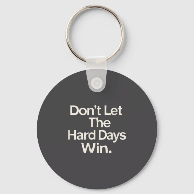 Llavero Suicide Prevention- Don't Let The Hard Days Win  (Anverso)