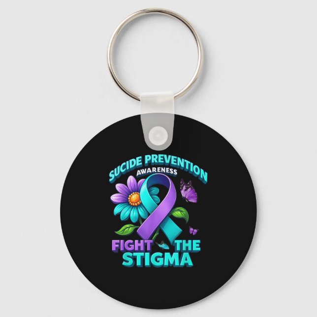 Llavero Suicide Prevention Suprt Fight Stigma Suicide Awar (Anverso)