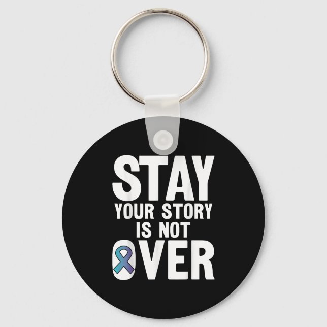 Llavero Suicide Prevention Your Story _ I For Suprters  (Anverso)