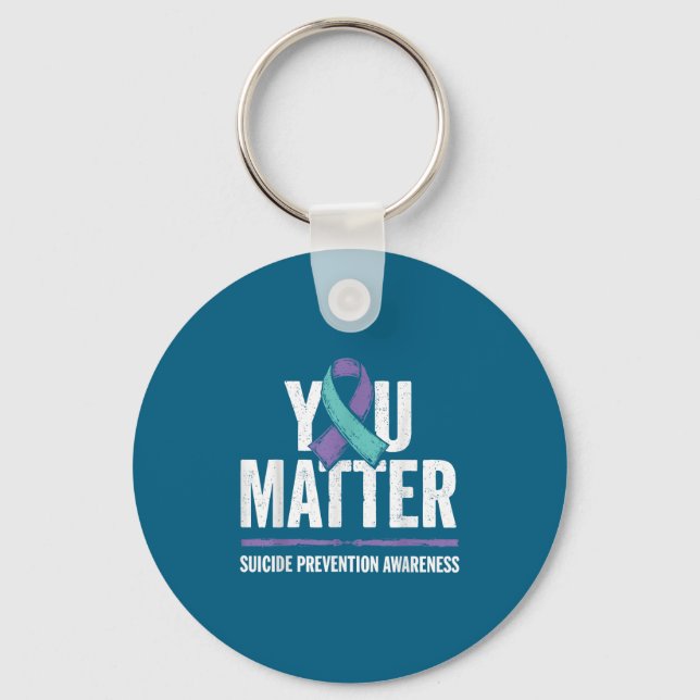 Llavero Suicides Prevention Shirts Suicide Awareness  (Anverso)
