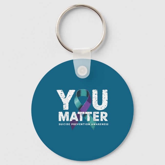 Llavero Suicides Prevention Shirts Suicide Awareness  (Anverso)