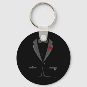Llavero Suit And Tie Tuxedo Bowtie Disfraces Halloween