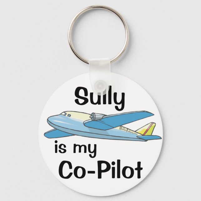 Llavero Sully es mi co-piloto (Anverso)