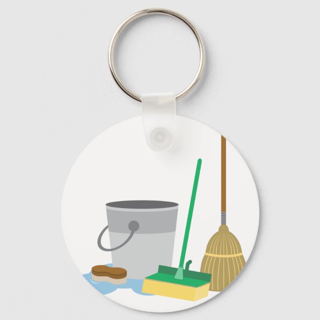 Llavero Suministros de limpieza (Anverso)