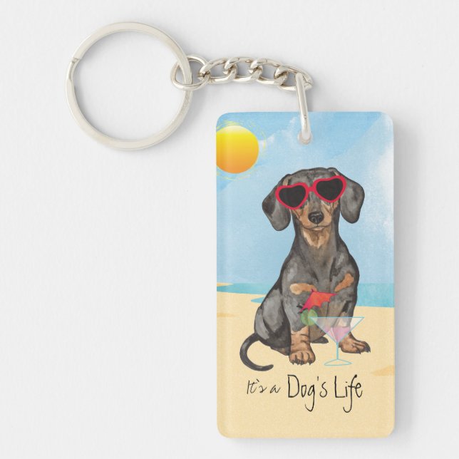 Llavero Summer Dachshund (Frente)