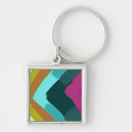 Llavero Summer Splash Color Wave Keychain