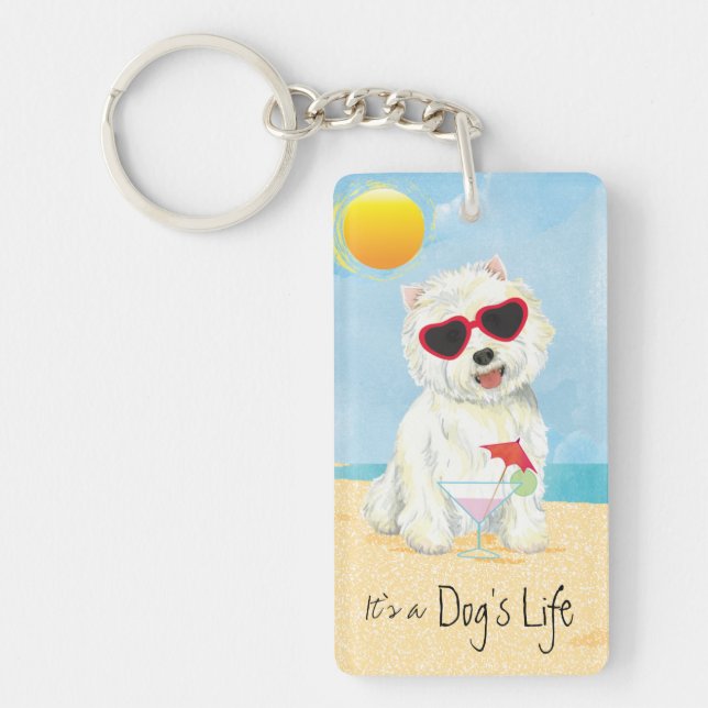 Llavero Summer Westie (Frente)