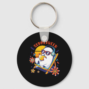 Llavero Summerween Cute Spooky Summer Ghost Halloween Love