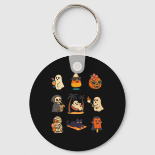 Llavero Summerween Ghost Pumpkin Halloween Spookeen Summer