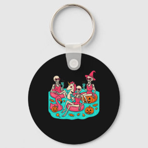 Llavero Summerween Skeleton Flamingo esperando el Hall