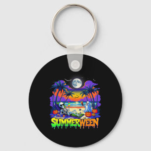 Llavero Summerween Skeleton Ghost Beach Funny Spooky Hallo