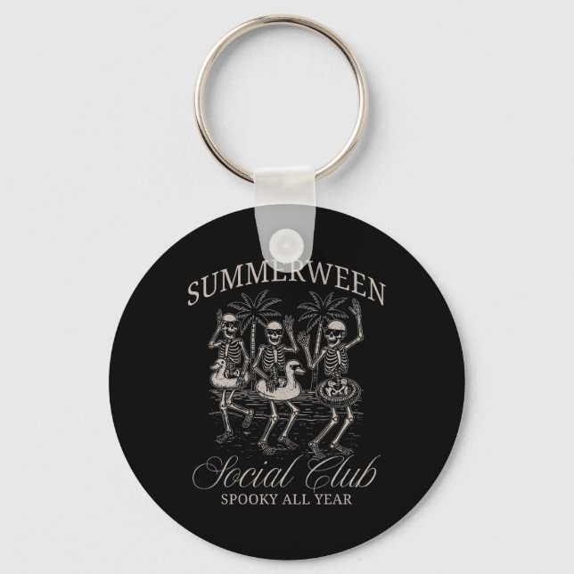 Llavero Summerween Social Club Skeleton Dancing Summer Hal (Anverso)