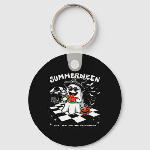 Llavero Summerween Spooky Halloween Summer Vibes Calabaza