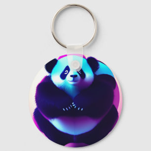 Llavero Sumo Panda El Gnasher De Bambú, El Anillo De Palan