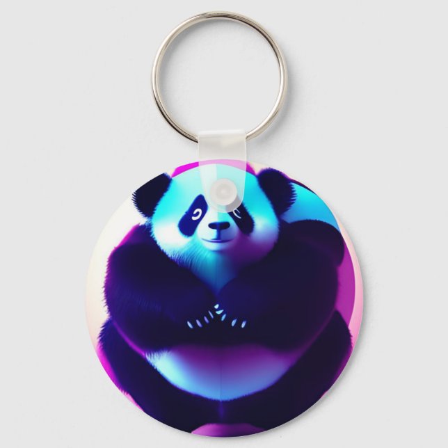 Llavero Sumo Panda El Gnasher De Bambú, El Anillo De Palan (Anverso)