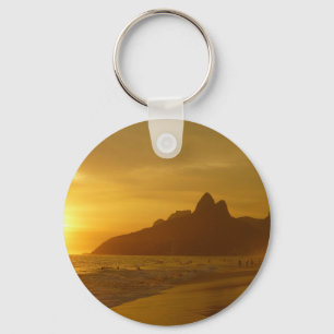 Llavero Sun Set en la playa de Ipanema Brasil